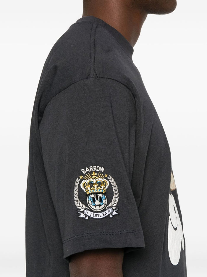 Barrow T-Shirt Grau Unisex Grafikdruck 3