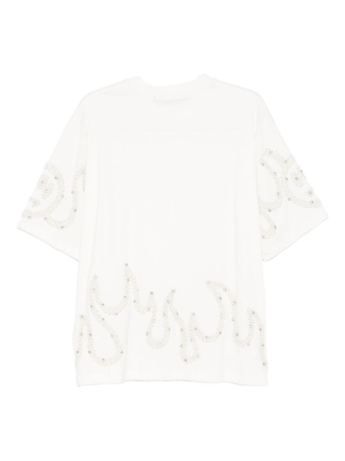 Weißes Grafik-T-Shirt von Barrow für Damen 2