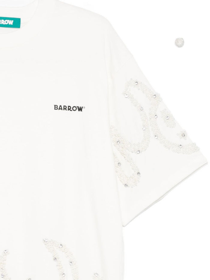 Weißes Grafik-T-Shirt von Barrow für Damen 3