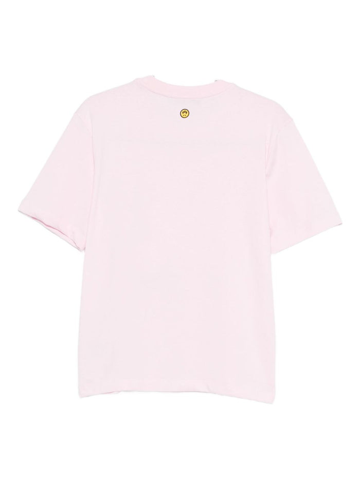 Barrow T-shirt Rosa Donna Stampa Teddy 3