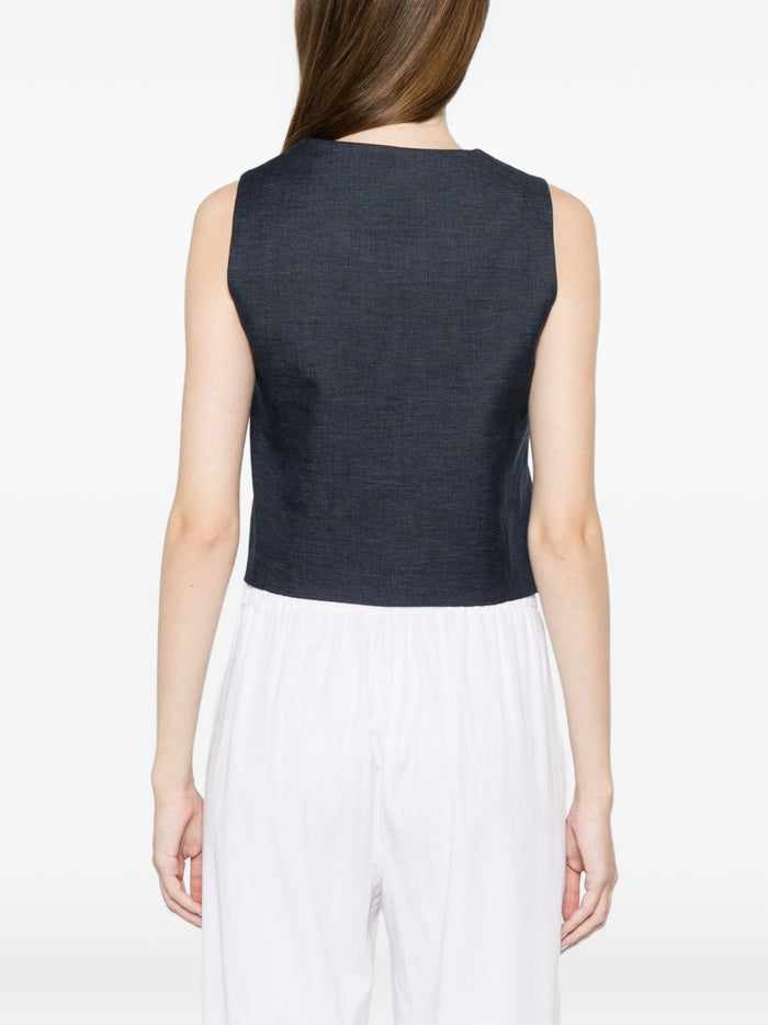 Circolo 1901 Gilet Blu Donna 2