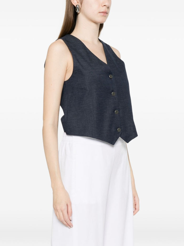 Circolo 1901 Gilet Blu Donna 4