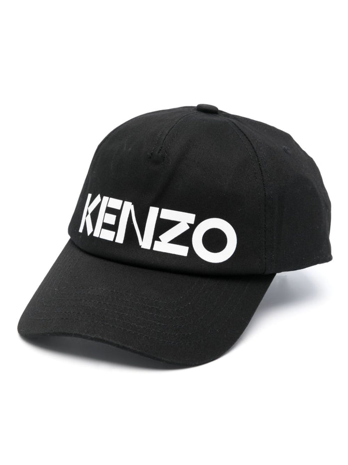 Kenzo Cappellino Nero Unisex Motivo Logo 1