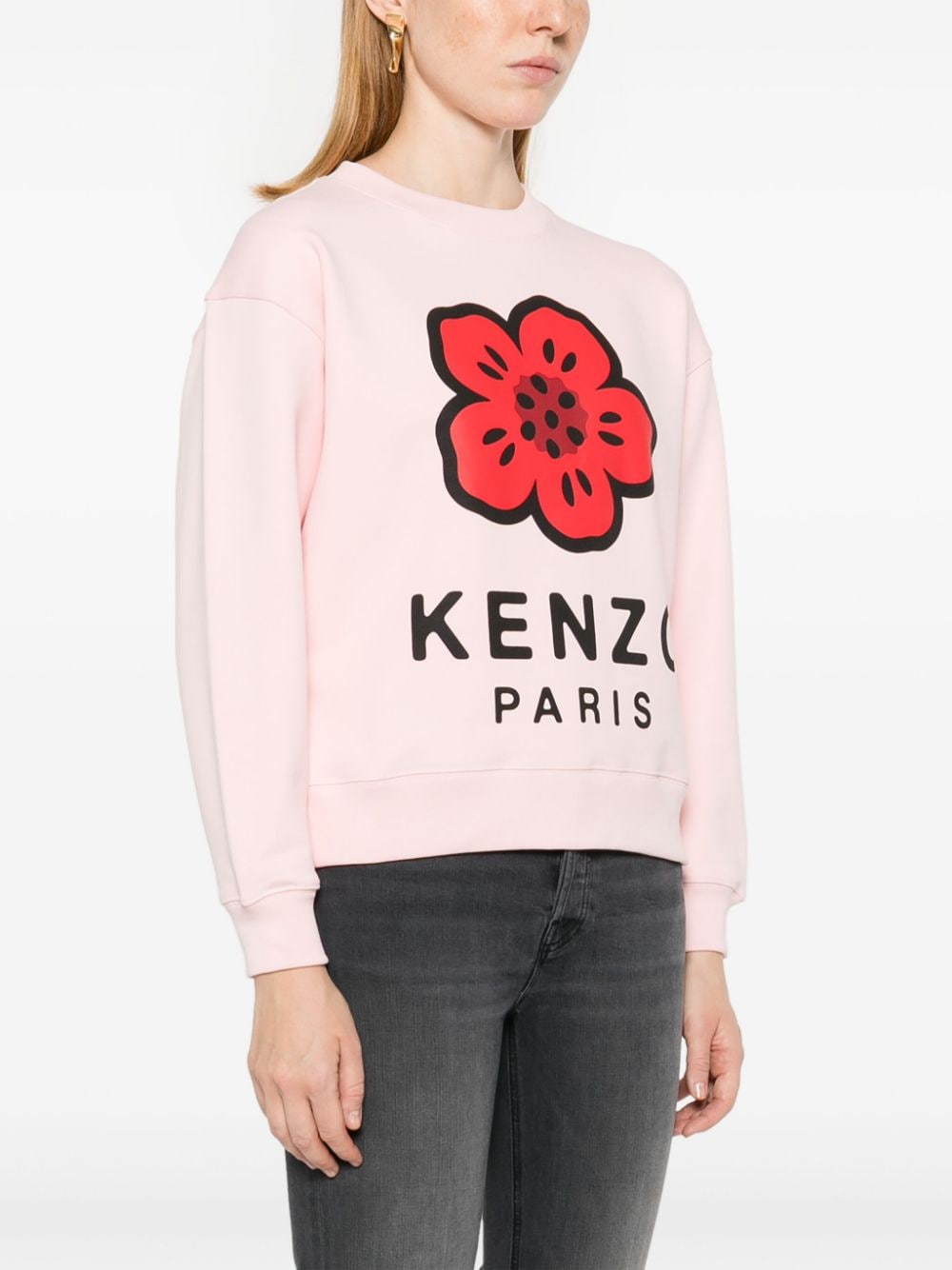 Felpa kenzo nera e rosa online