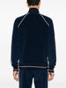 Kenzo Felpa Blu Uomo Zip a Costine Fiore Boke 4