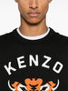 Kenzo Maglia Nero Donna Logo Lucky Tiger 5