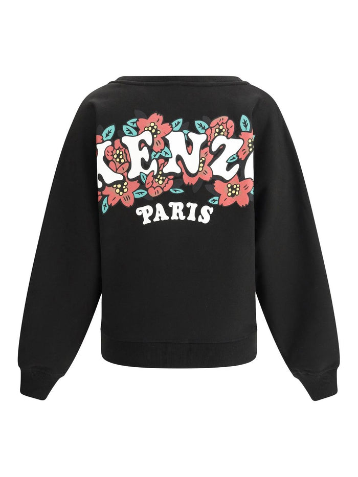 Kenzo Sweatshirt Black Woman 2