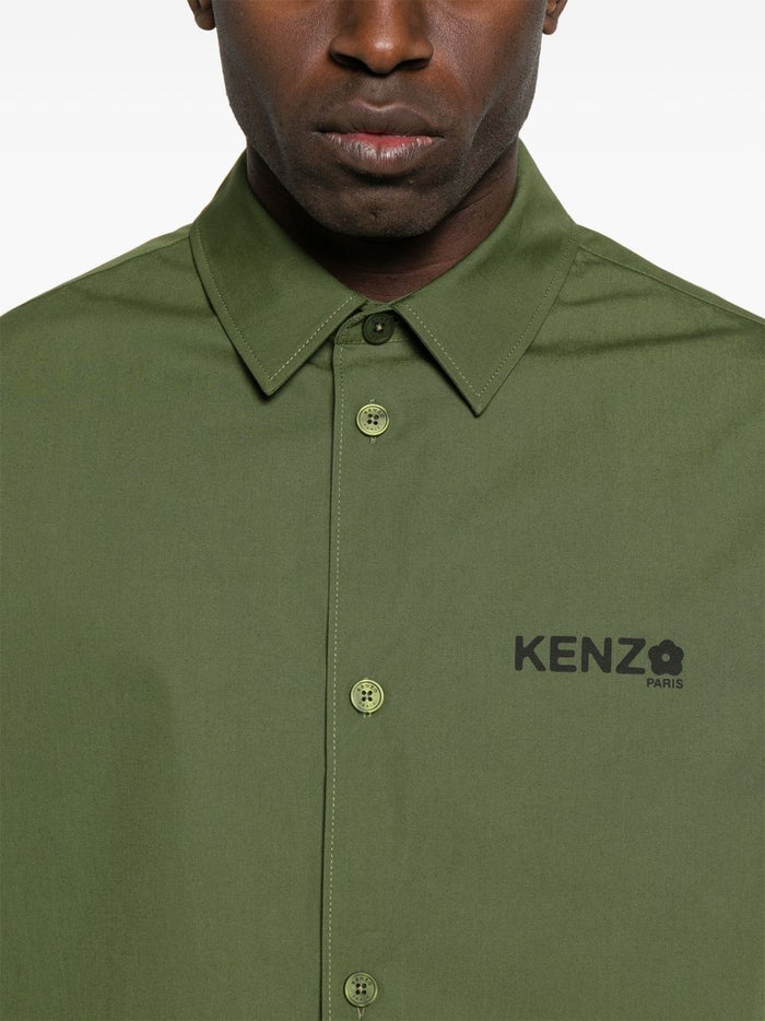 Kenzo Camicia Bianco Uomo 4