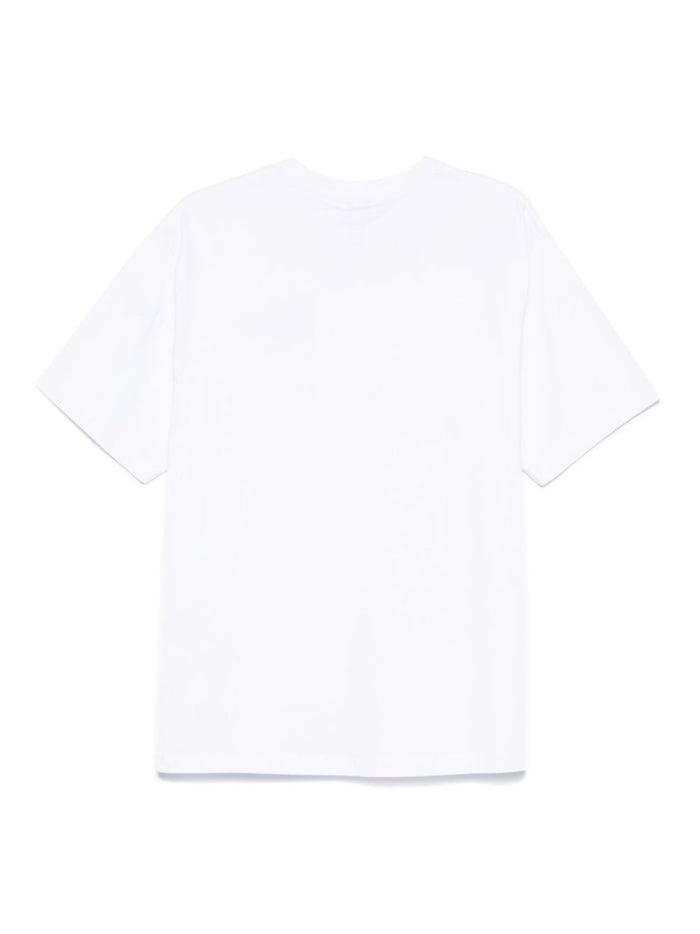 Kenzo T-shirt Bianco Uomo Logo sul Petto 2