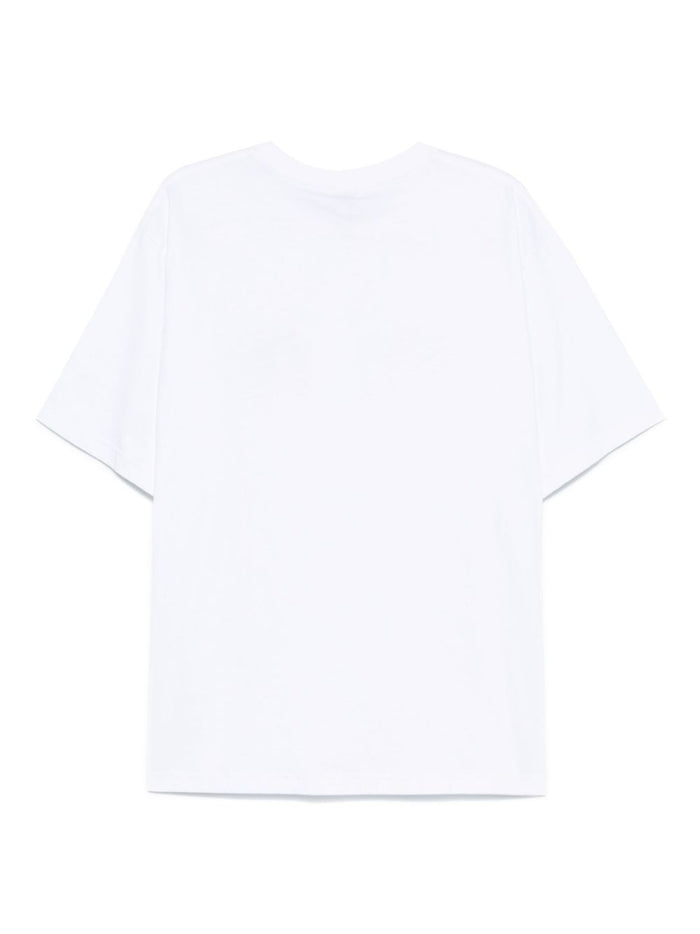 Kenzo T-shirt Bianco Uomo Stampa Logo Fiore 2