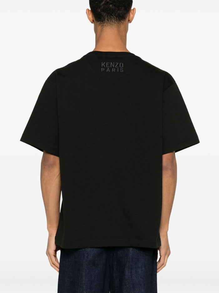 Kenzo T-shirt Nero Uomo Stampa Tigre 2