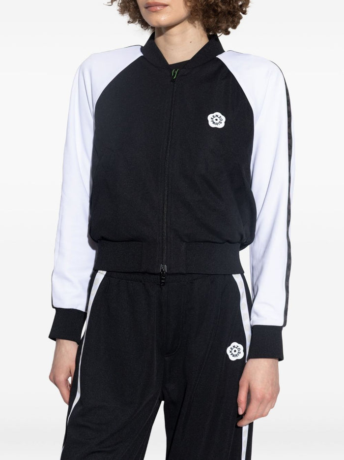 Kenzo Giubbotto Nero Donna Fiore Boke 1