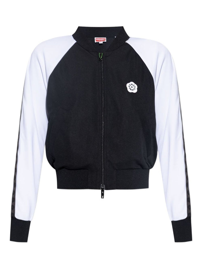 Kenzo Giubbotto Nero Donna Fiore Boke 5