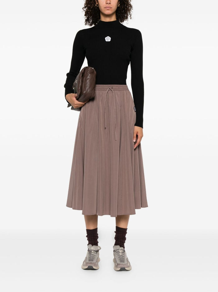 Kenzo Damen-Top in Schwarz mit Boke-Blumenstickerei 2