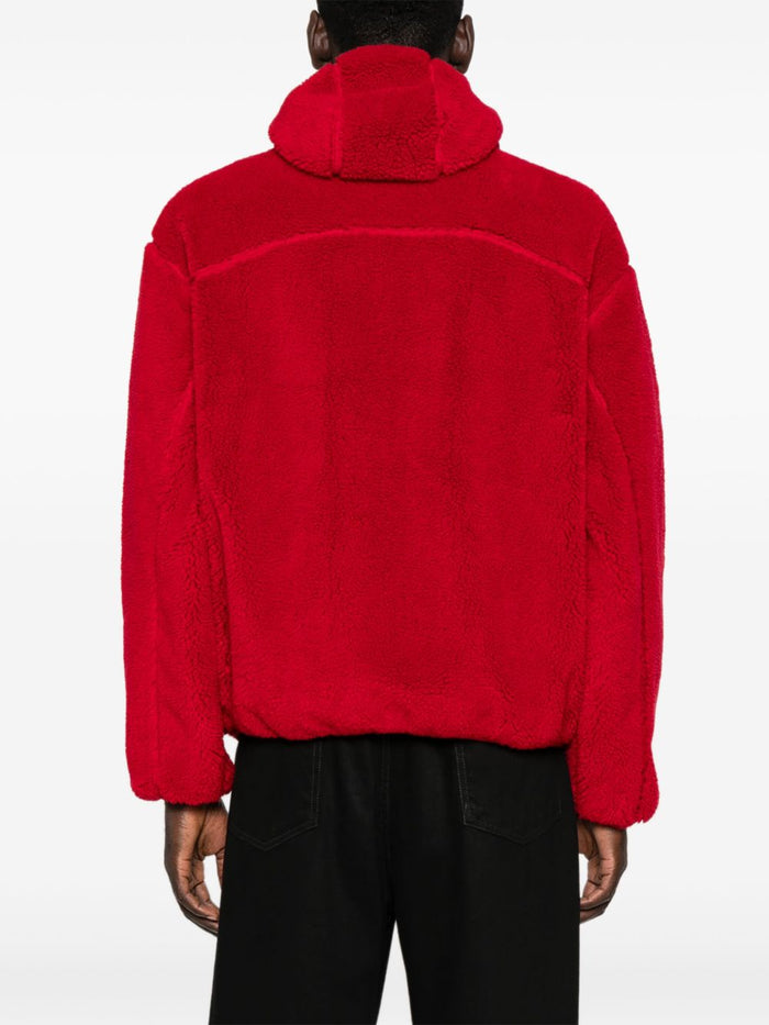 Kenzo Giubbotto Rosso Uomo Ecopelliccia Fiore Boke 3