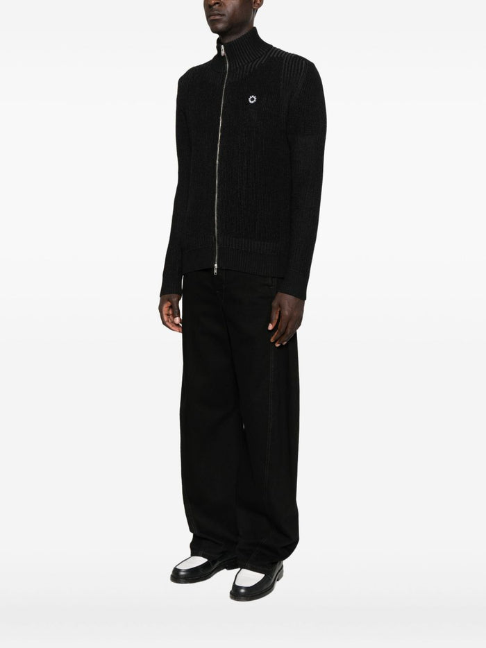 Kenzo Tiger Crest Uomo Cardigan Nero 2