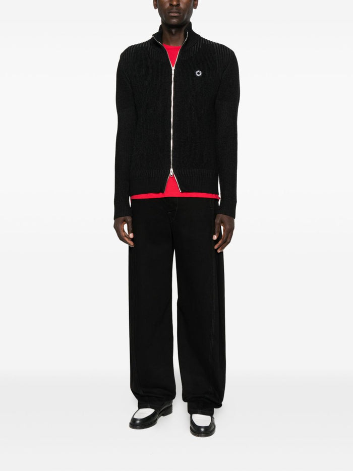 Kenzo Tiger Crest Uomo Cardigan Nero 1