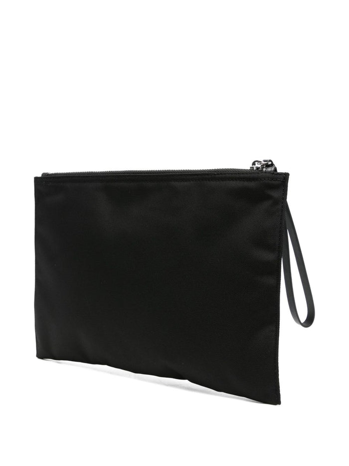 Kenzo Clutch Nero Uomo Ricamo Tigre 4