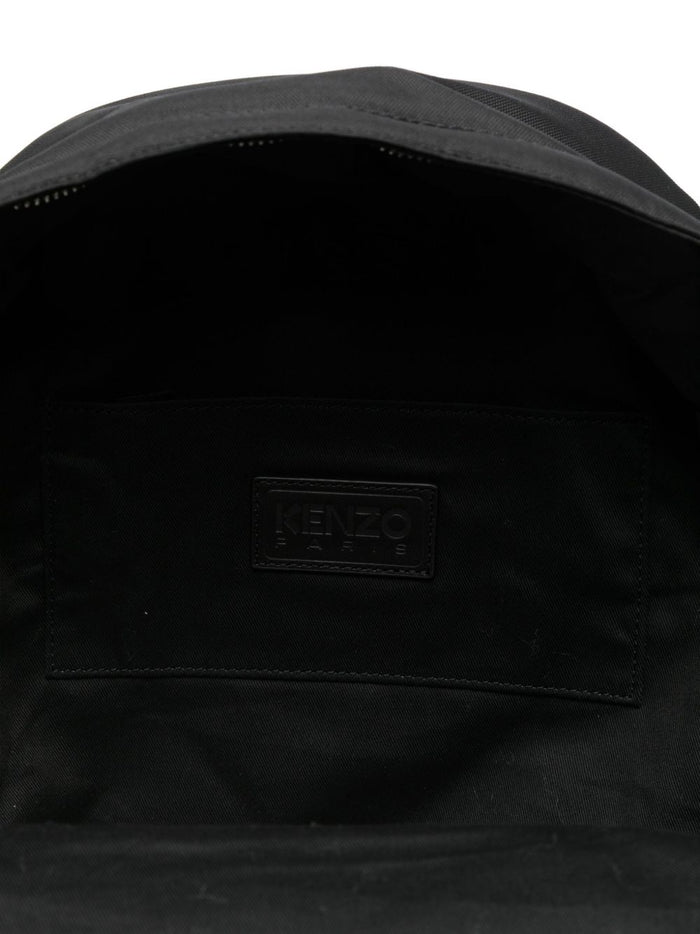Kenzo Zaino Nero Uomo Ricamo Tigre 3
