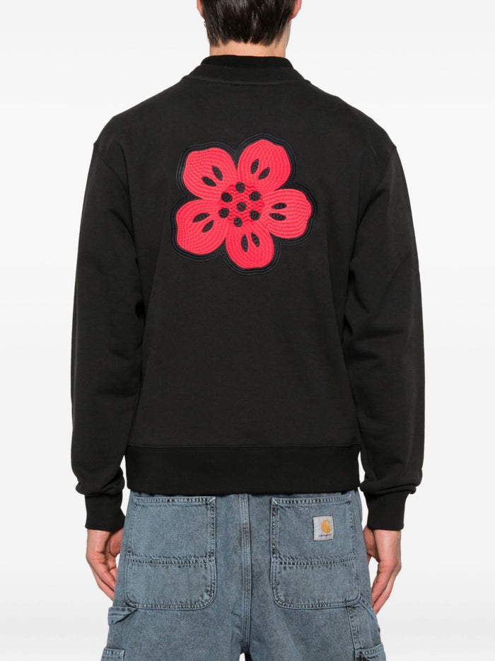 Kenzo Herren Sweatshirt mit Bokeh-Blume auf der Rückseite in Schwarz 3