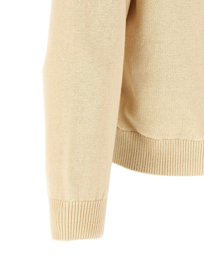 Kenzo Cardigan Cuore Posteriore Uomo Beige 3