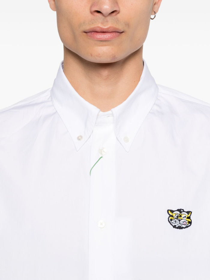 Kenzo Hemd Tiger Crest Herren Weiß 4