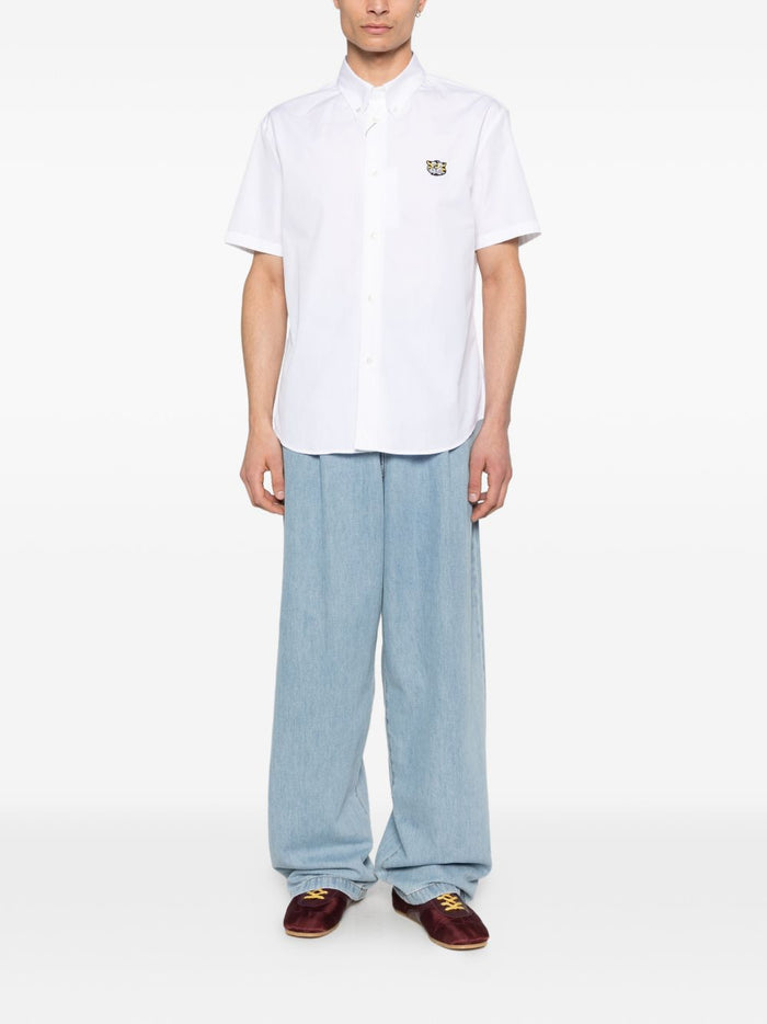 Kenzo Hemd Tiger Crest Herren Weiß 2
