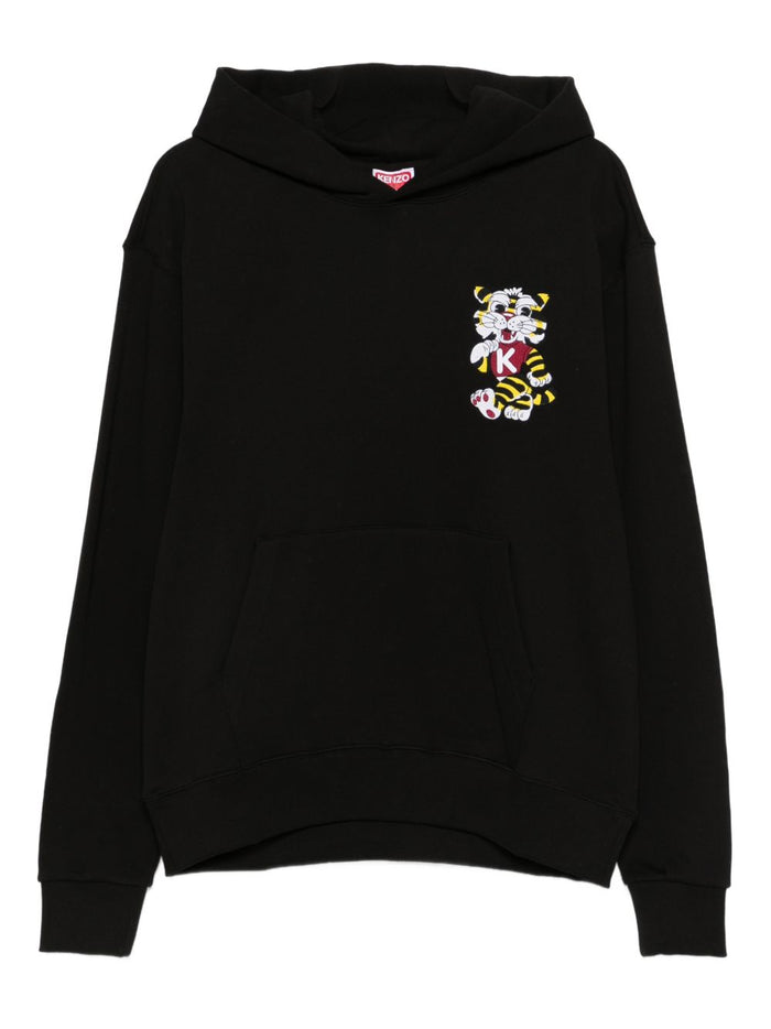 Kenzo Felpa Wild Tiger Uomo Nero 5