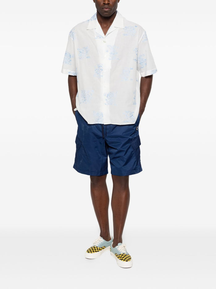 Kenzo Short Fiore Boke Uomo Blu 2