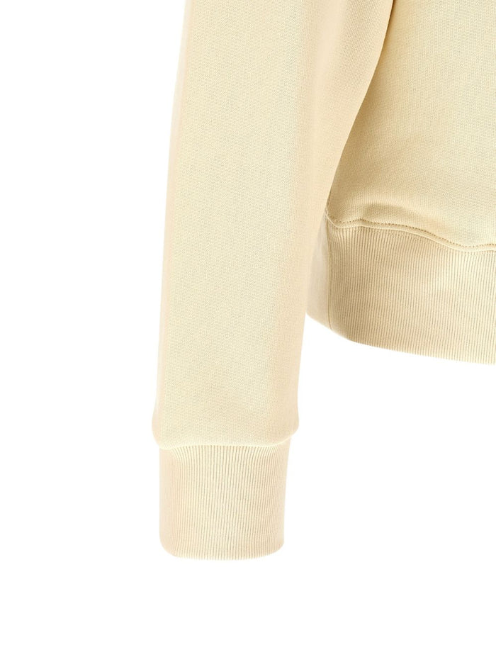 Kenzo Felpa Stampa Cuore Uomo Beige 4