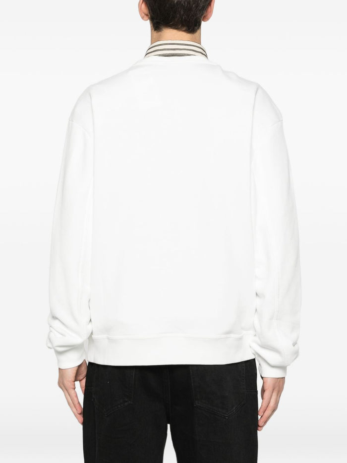 Kenzo Felpa Fiore Boké Uomo Bianco 3