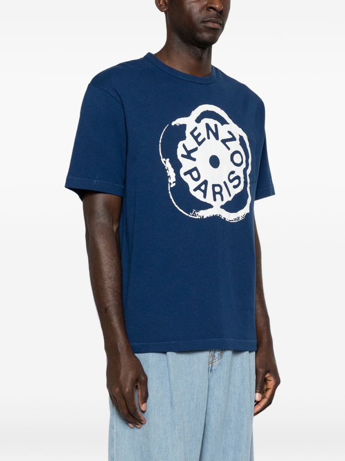 Kenzo T-Shirt Fiore Boke Uomo Blu 1