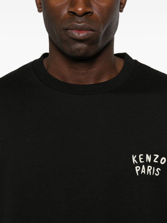 Kenzo T-Shirt Cuore Posteriore Uomo Nero 4