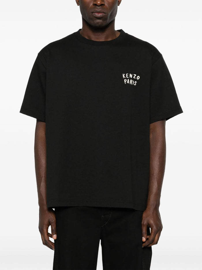 Kenzo T-Shirt Cuore Posteriore Uomo Nero 1