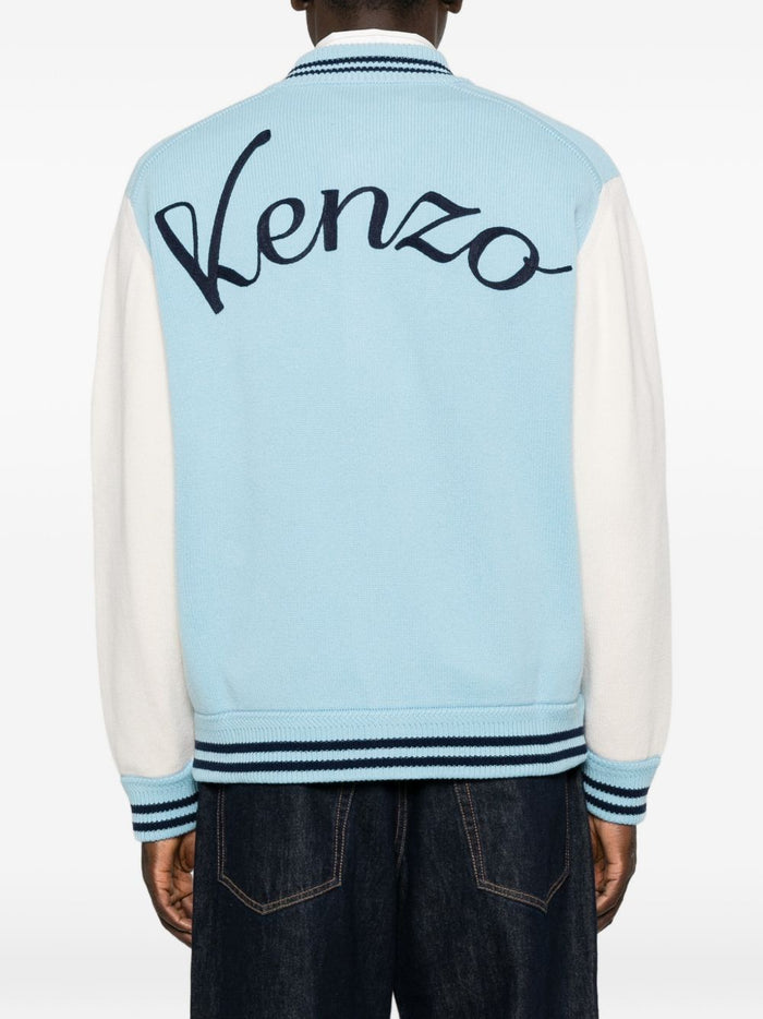 Kenzo Cardigan Blu Uomo 4