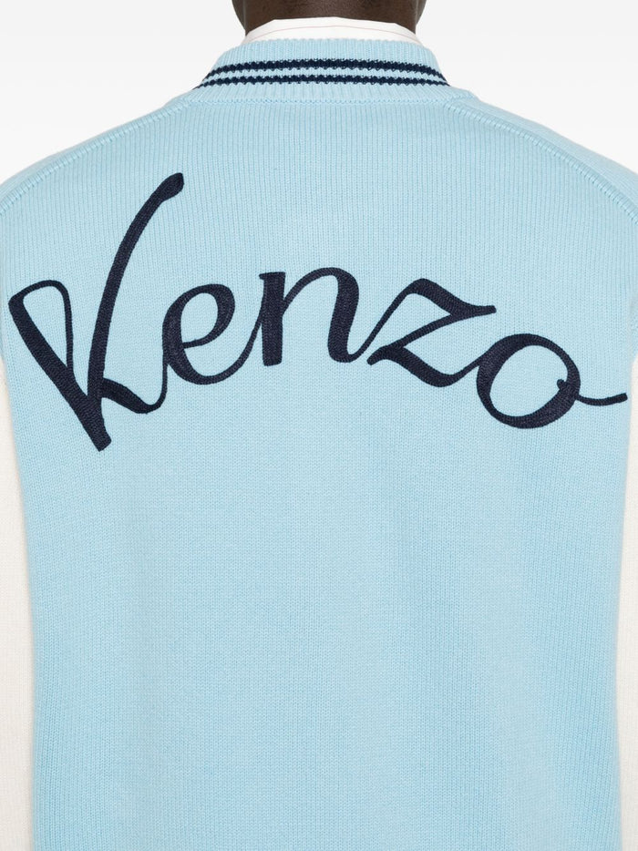 Kenzo Cardigan Blu Uomo 5