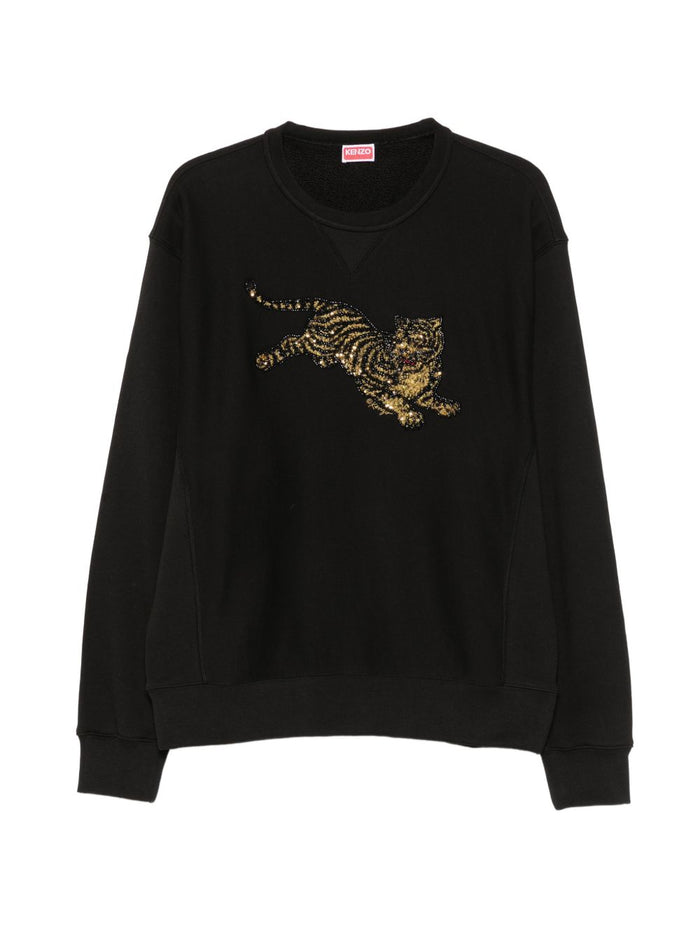 Kenzo Felpa Nero Uomo 1