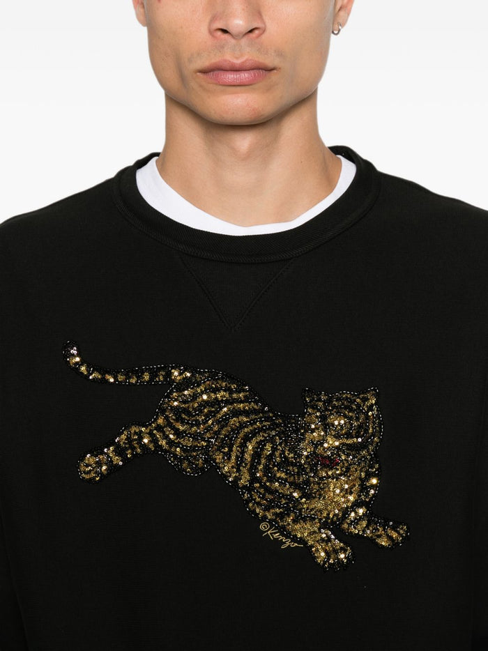 Kenzo Felpa Nero Uomo 5