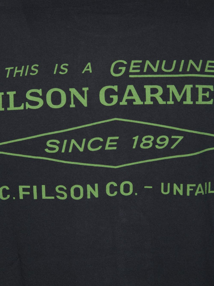 Filson T-shirt Logo Uomo Nero 3