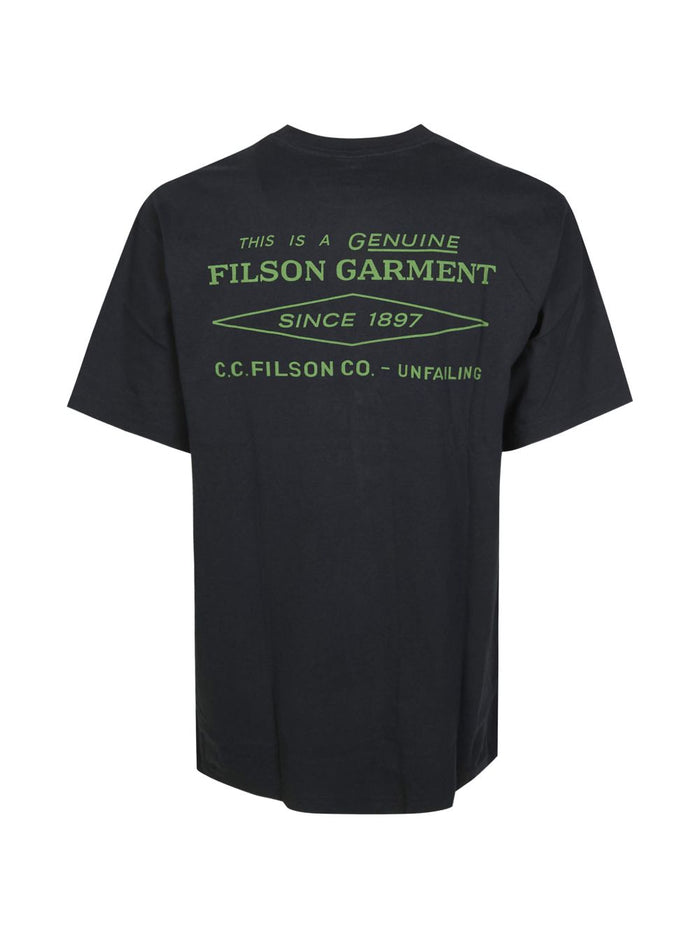 Filson T-shirt Logo Uomo Nero 2