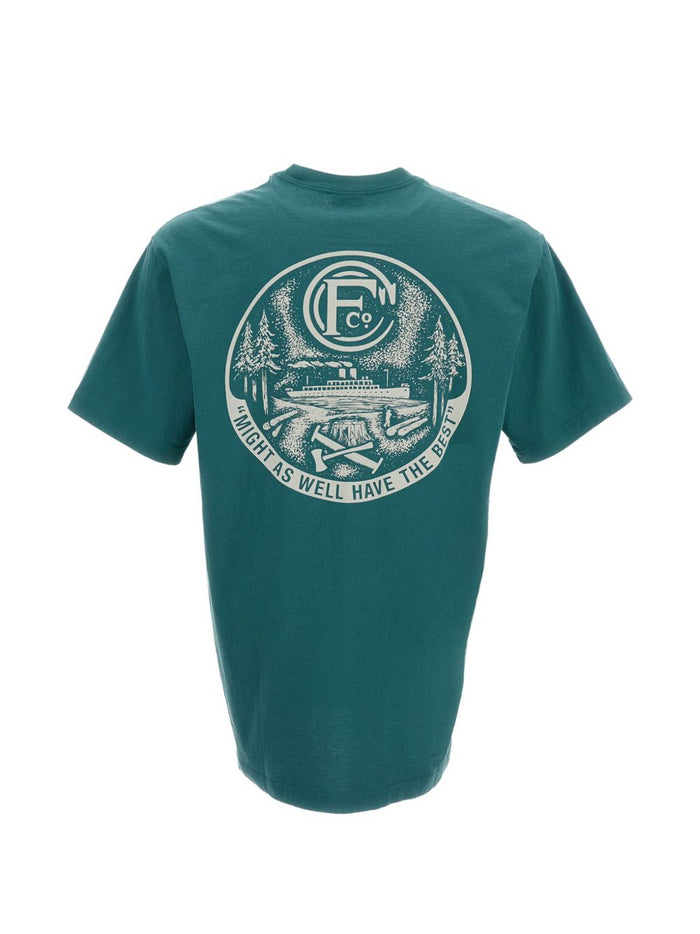 Filson T-shirt Stampa Posteriore Uomo Verde 2