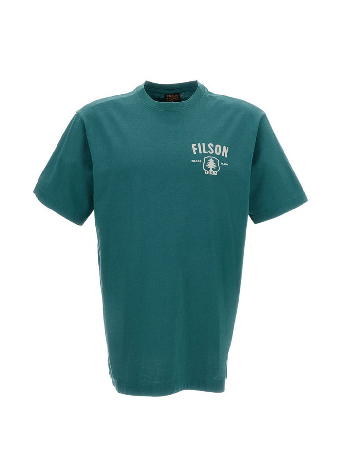 Filson T-shirt Stampa Posteriore Uomo Verde 1