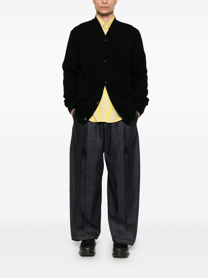 Comme Des Garcons Shirt Cardigan Nero Uomo 3