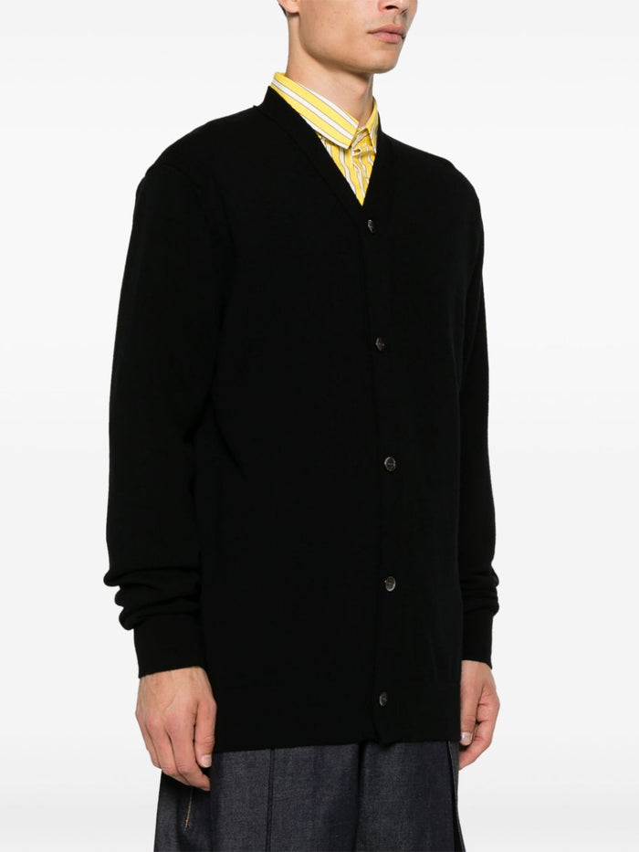 Comme Des Garcons Shirt Cardigan Nero Uomo 4