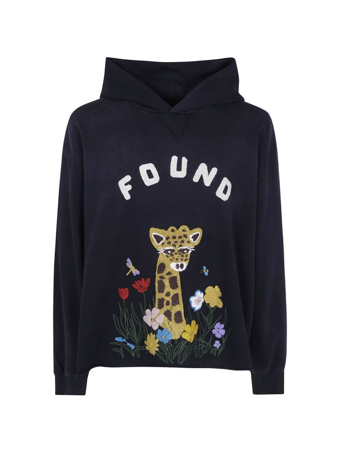 Found Felpa Nero Uomo 1