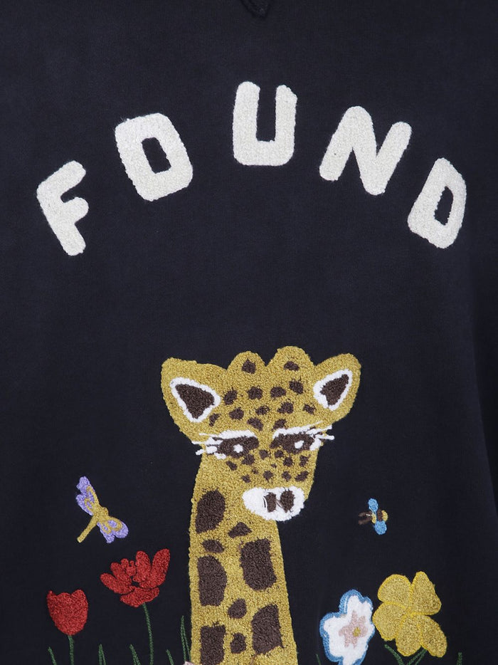 Found Felpa Nero Uomo 3