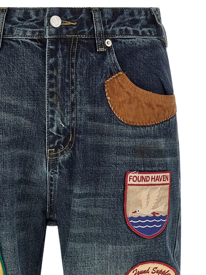 Found Men's Blue Jeans 2