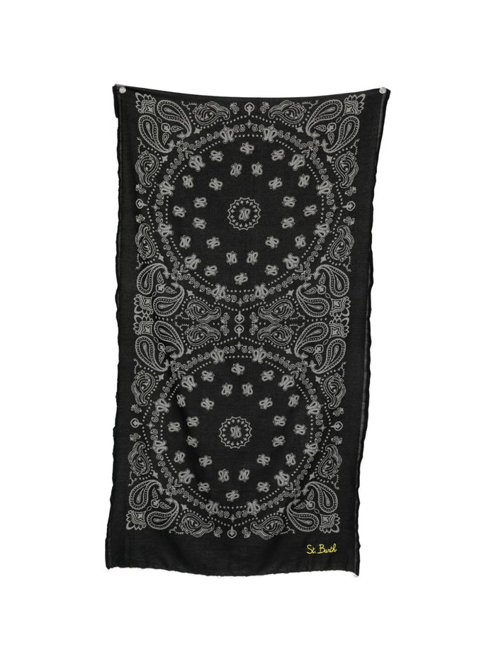 Mc2 Saint Barth Telo Mare Foutas Bandana Unisex Nero 1