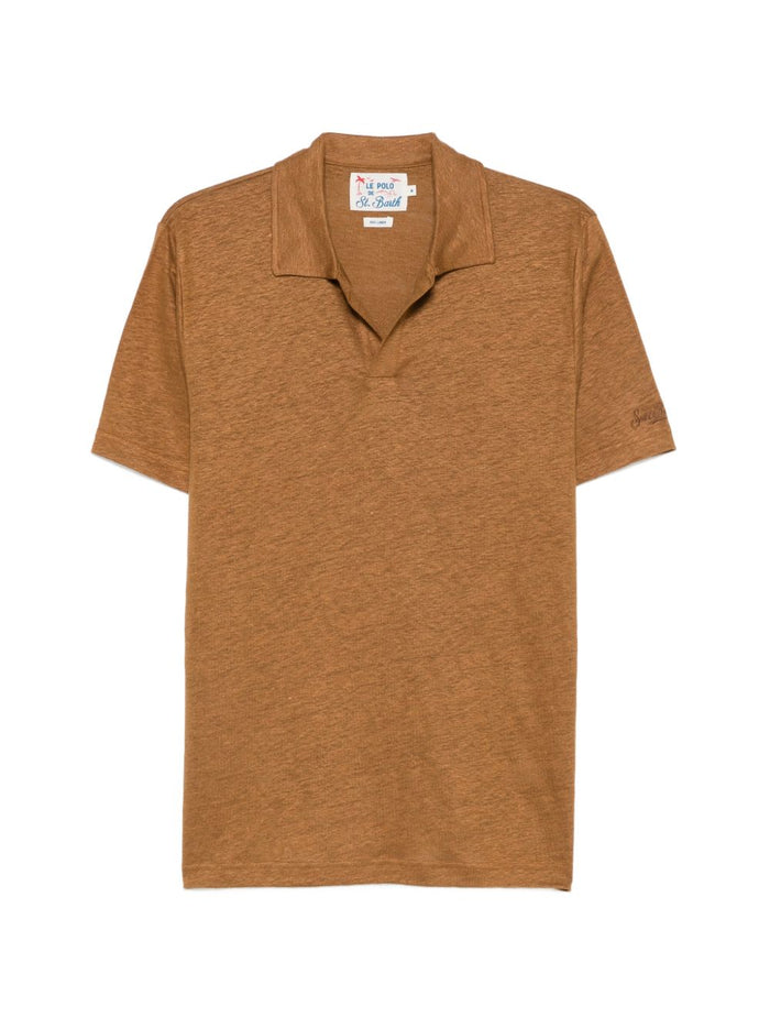 Mc2 Saint Barth Polo Fraser Uomo Marrone 1