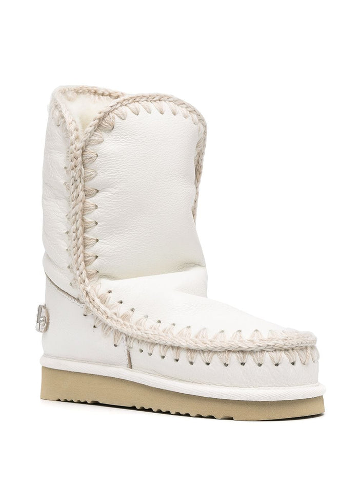 Mou Damen Eskimo 24 Logo Schuh in weiß 2